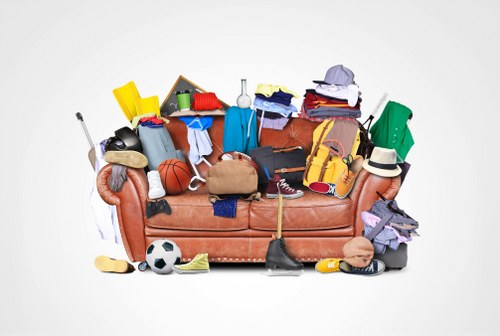 Professional office clearance team at work