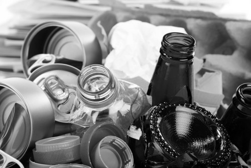 Crew wearing PPE and performing a final safety check before loading rubbish