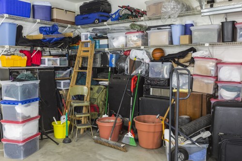 Professional team members handling house clearance